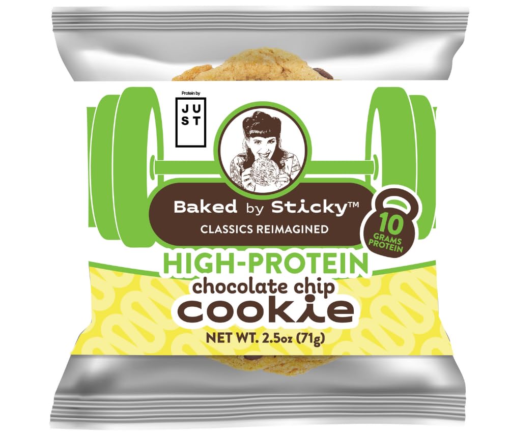 Baked by Sticky Protein Chocolate Chip Cookie (Dozen)