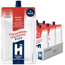 HTWO Plus Electrolyte Hydrogen Water, Strawberry Lemonade, 16.9oz 12-Pack | Electrolyte Hydration Packets, Low Sugar, Energy Sports Drink, Performance & Recovery Support, No Prep, 15 ppm