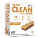 Ready® Protein Bars – High-Protein Snack with 15g Whey Protein, With Flaxseeds and Omega-3s for Sustained Energy, Supports Lean Muscle and Recovery – Salted Caramel Cashew, 12 Pack