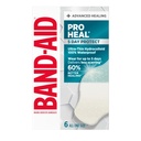 BAND-AID Brand Pro Heal 5 Day Protect Hydrocolloid Bandages, Large, 6 Ct | Advanced Healing for Wound Care, 100% Waterproof Ultra-Thin Hydrocolloid First Aid Bandages, Less Scarring v. Uncovered Wound