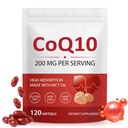 CoQ10 Supplement 200mg High Absorb Antioxidant Energy Support 120 Count | Powerful antioxidant helps boost mitochondrial activity, sustain cellular energy and maintain overall body wellness