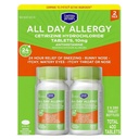 berkley jensen 24 Hour Allergy Relief, 10 mg Cetirizine Hydrochloride Antihistamine - Fast Allergy Medicine for Indoor & Outdoor Allergies, Made in USA, 200 Tablets (Pack of 2)
