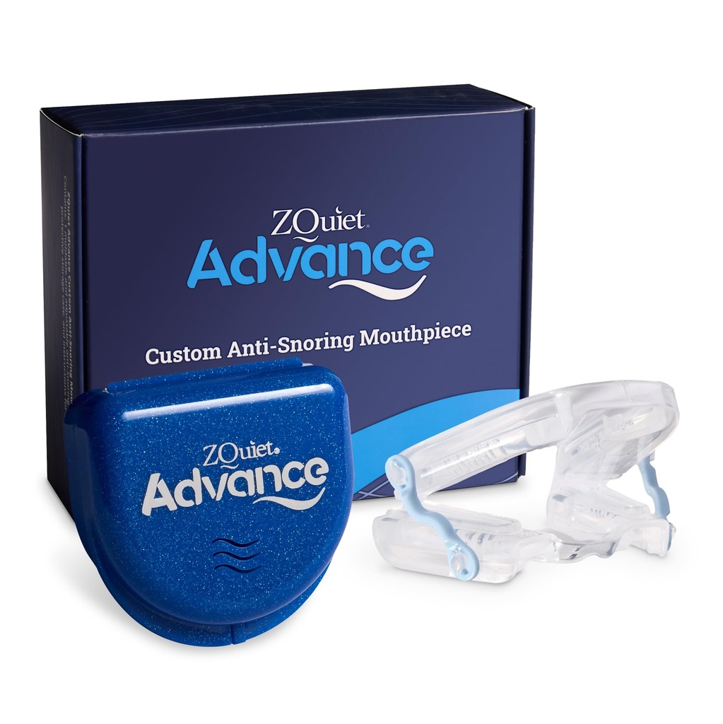 ZQuiet Advance Custom Anti-Snoring Mouthpiece, 4-Level Jaw Advancement
