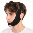 Anti Snoring Chin Strap, Chin Strap for Sleeping Comfortable, Premium Airflow Jaw Strap for Men and Women, Anti Snore Chin Strap, Snoring Solution Breathable and Reusable (Black~)