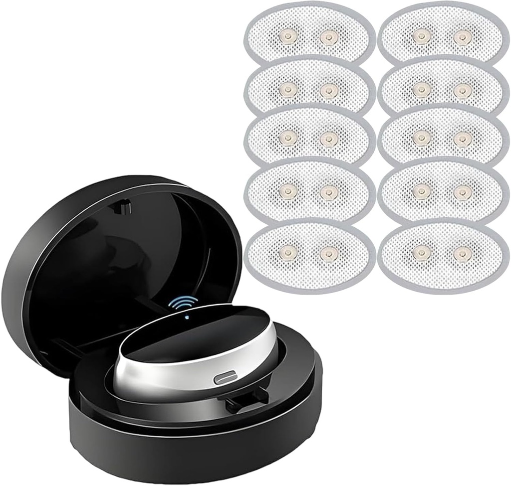 SleepEase Pro 4.0 – Portable 3-Speed Anti-Snoring Device for Better (Device1pc+Patch*10)
