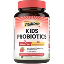 Kids Probiotics Chewable, 5 Billion CFU, 10 Probiotic Strains, Ages 4+ | with Prebiotics, Support Digestive & Immune Health, Shelf Stable, No Gluten or Dairy, Strawberry Flavor, 30 Count