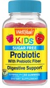 WellYeah Kids Probiotic Gummies with Prebiotic Fiber Sugar Free - Probiotics Kids for Digestive Health