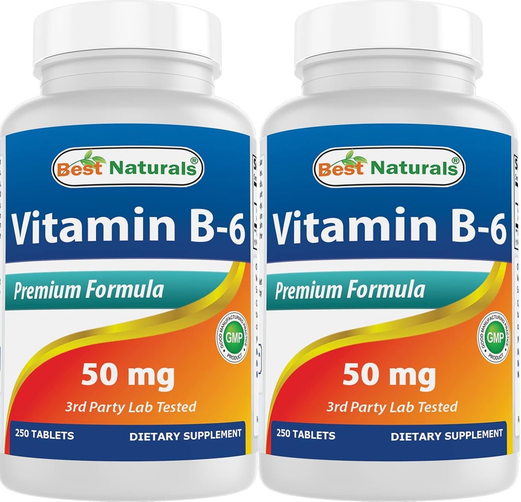 Terbaik Vitamin B6 50 mg 250 Tablet (250 Cacah 2))