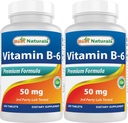 Best Naturals B6-vitamin 50 mg 250 tabletta (250 darabos kiszerelés)