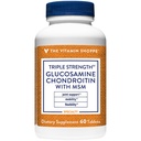 The Vitamin Shoppe Triple Strength Glucosamine Chondroitin with MSM - 1,500 MG (60 Tablets)