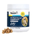 Meowish Omega 3 Lecithin Soft Granules for Dogs & Cats, Skin & Coat | Salmon Oil, Fish Oil, Linseed Oil & Lecithin Formula, 150 Count Soft Granules for Dogs & Cats, Daily Skin & Coat Nutrition
