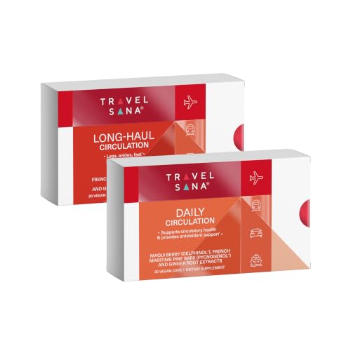 Complete Circulation Support Bundle (Long-Haul Circulation 30 caps + Daily Circulation) — Everyday & Long-Haul Leg Comfort