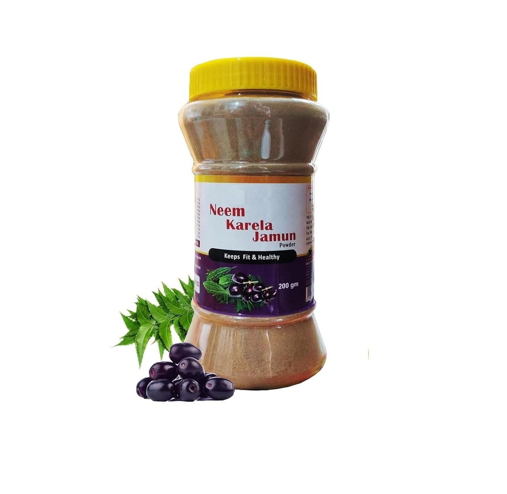 Neem Karela Jamun Powder - 200 Gram/7 Oz