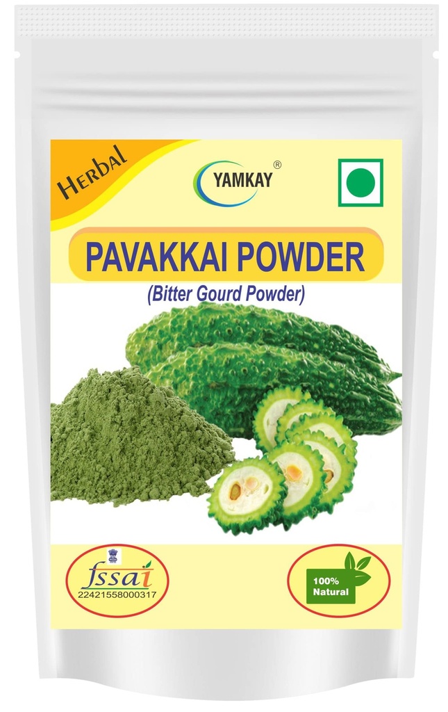 Bitter Gourd Powder | Momordica Charantia Powder | Dried Bitter Melon Powder | 100% Pure & Natural | No Additives | Non-GMO (500 Gm 17.63 OZ)