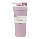 BlenderBottle Sport Sleek Stainless Steel Shaker Bottle 25 oz Stripes