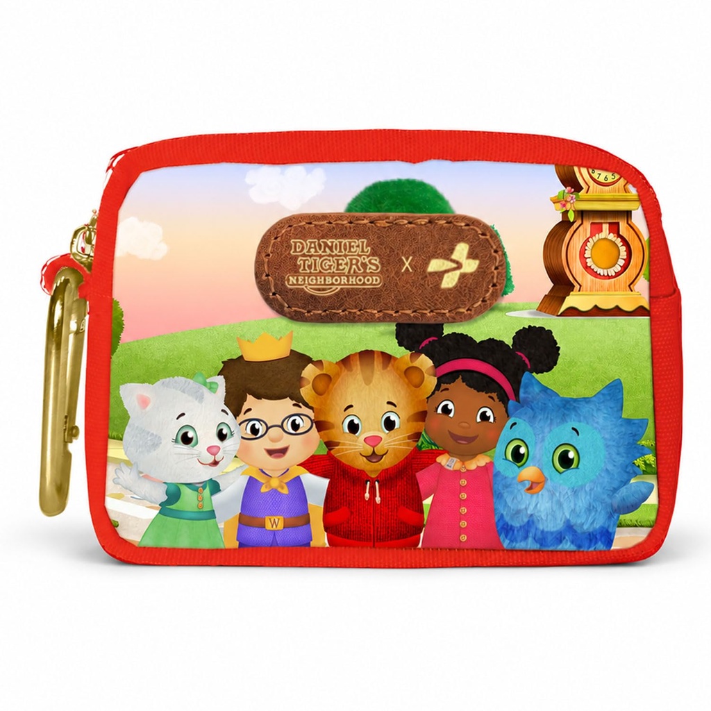KeepGoing Daniel Tiger’s Small Travel First Aid Kit Kids – 60 Pc. | Mini First Aid Kit for Purse, Diaper Bag, & Backpack with Latex-Free Bandages – 4 Oz., & 4.5 x 3.5 x 2 in, TSA-Approved