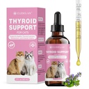 Herbal Thyroid Support – Promotes Healthy Metabolism & Energy, with Rehmannia Root Extract & Lemon Balm – Natural Liquid Supplement for Appetite & Weight Maintenance