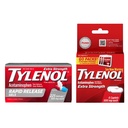 Tylenol Extra Strength Bundle, 500 mg Acetaminophen, 2 Items | Rapid Release Gels, 225 ct, Extra Strength Caplets, Travel Size, 6 ct