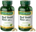 Nature's Bounty Red Yeast Rice, Herbal Supplement, 600mg, 250 Capsules (Pack of 2)