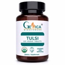 Tulsi (Holy Basil) Supplement – USDA Organic, 1200 mg per Serving, Whole Herb, No Extract, NPOP & BioAgriCert Certified, 120 Vegan Tablets