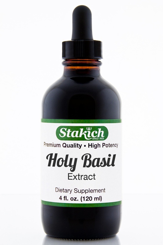 Stakich Holy Basil (Tulsi) (Ocimum Sanctum) 4 oz Liquid Extract