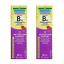 KP+ Vitamin B12 5000 mcg Fast Acting Liquid | Metabolism Support | Natural Berry Flavor | 59 mL (2 fl oz) | Gluten Free | Pack of 2