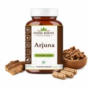 Arjuna Capsules 450 mg | Arjuna Herbal Supplement | Vegan, Non-GMO | Traditional Ayurvedic Ingredient | 60 Veg Capsules (Pack of 1)
