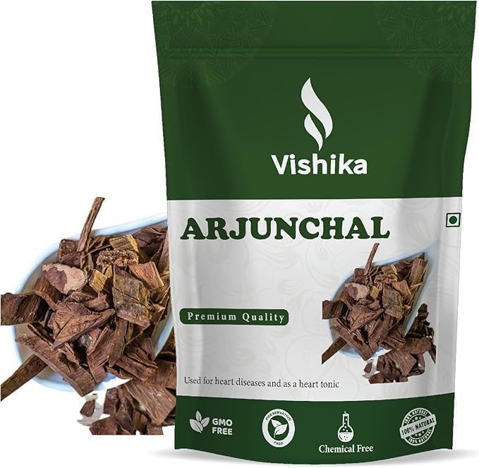 Organic Fresh Arjun Ki Chaal | Arjuna | Arjun Tree | Thella Maddi | Marudha Maram | Tree Bark | Terminalia Arjuna (100 gram)