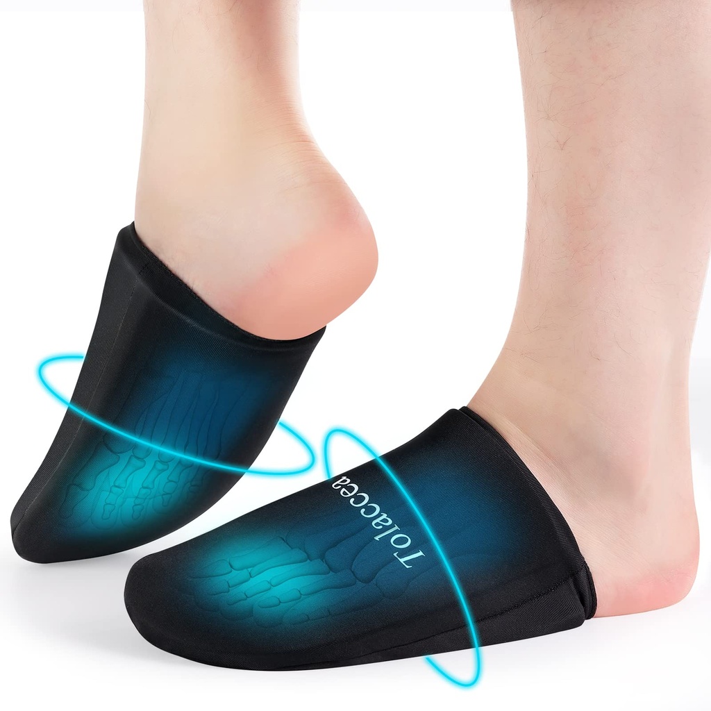 Foot Toes Ice Pack with Forefoot Gel Ice Pack Cold & Hot Therapy, 1 Pair | 360° Forefoot Ice Gel Coverage, Flexible Fit, No-Strap & Easy Wear, Post-Workout Recovery, Swelling & Plantar Relief