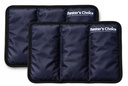Rester's Choice 2 Pack Reusable Gel Ice Packs for Injuries – Flexible Cold Pack for Pain Relief & Swelling, Stays Cold Longer, Medium 7” x 12”, for Knee, Back, Shoulder (Dark Blue, 2 Pack, 7x12)