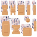 Assorted Bandage Variety Pack - 800 Pcs, FSA-HSA Eligible Waterproof & Breathable Large Adhesive Bandage Bulk Pack for First Aid Supplies and Wound Protection (10 Styles)