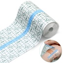 Transparent Dressing Adhesive Bandage Waterproof Bandage Clear Adhesive Bandages Stretch Tape for Tattoos Swimming(6 x 197 Inch)