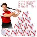 12 Pack Baseball Self Adhesive Bandage Wrap | 2"x5yds Elastic Cohesive Sport Tape for Players Finger Wrist Elbow Protection Team Gift Training Gear