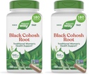 Nature's Way Black Cohosh Root, Traditional Support for Women's Health*, 540 mg per Serving, Non-GMO Project Verified, 180 Capsules (Packaging May Vary), (Pack of 2)