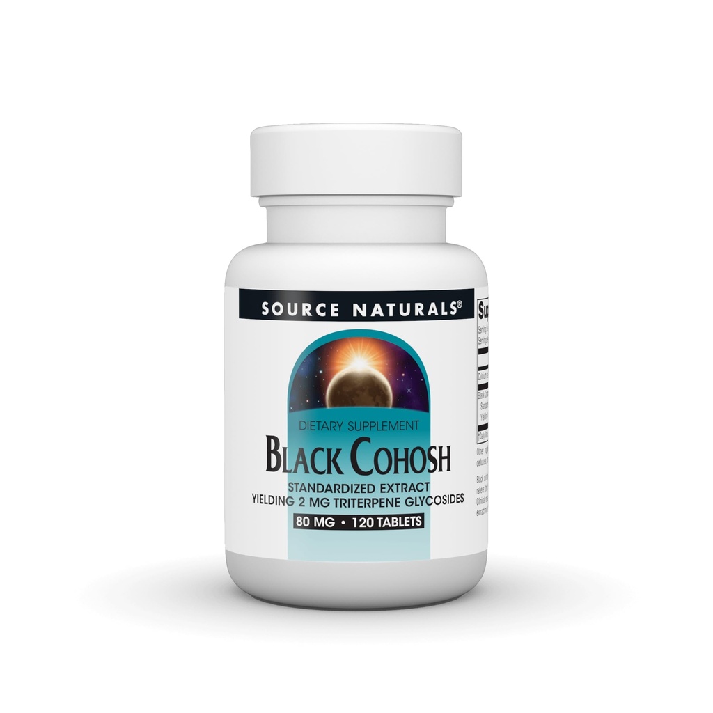 Source Naturals Black Cohosh Extract, 120 Tablets
