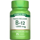 Nature's Truth Vitamin B12 1000 mcg | 75 Timed Release Tablets | Vegan, Non-GMO & Gluten Free Supplement