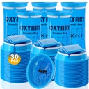 CXYARY 30 Pack Vomit Bags Disposable, 1000ml Emesis Bags | Portable Throw Up Puke Nausea Bag for Pregnant Women, Leak Resistant for Car and Travel Motion Sickness