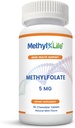 메틸 생활 가장 순수한 L Methylfolate 5 mg 활동적인 Folate - 공급 3 달. 부정 행위 비 GMO. 글루텐 무료 Methylfolate