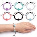 Mipcase 6 Pcs Motion Sickness Bracelets for Morning, Car, Sea, Sickness | Anti Nausea Beaded Bracelets, Acupressure Wristband, Glass Bead Wrist Chain, for Women Daily Wear Travel and Outfit Matching