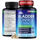 Prostate Health Supplements for Men 40+ - Saw Palmetto & Pygeum - 60 caps | Urinary Wellness & Bladder Support Formula with Zinc, Selenium, Saw Palmetto, Pygeum, Pumpkin Seed & Stinging Nettle Root