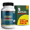 Jertaris Max Extra Strength Prostate Support, Natural Herbal Supplement with Saw Palmetto, Pygeum, Plant Sterols, 60 Capsules (5)