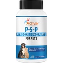 P 5 P Vitamin B6 for Dogs and Cats | Support Metabolism & Nervous System | Helps Support Energy Metabolism | 100 Capsules.