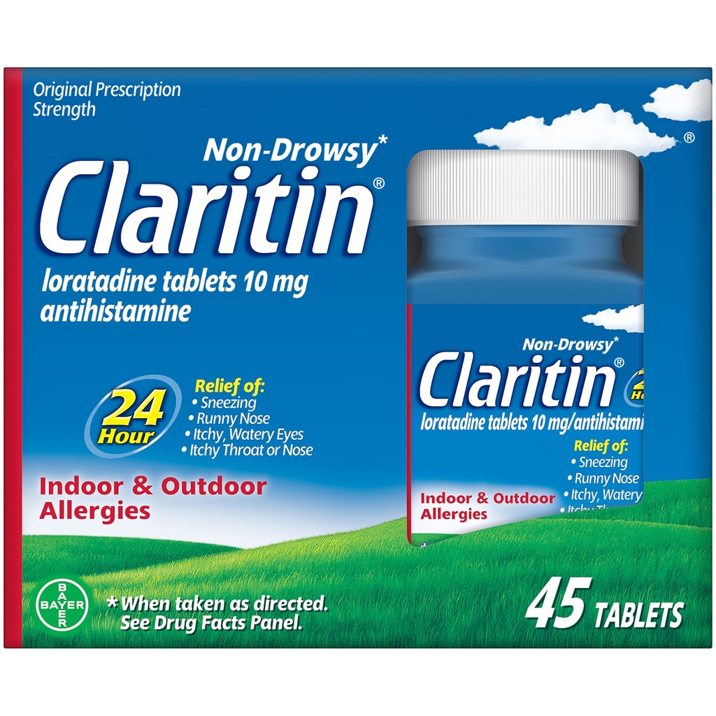 Claritin Allergy 24 Hour 10mg Tablets-45 ct (Quantity of 1)