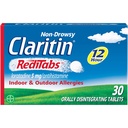 Claritin Non-Drowsy RediTabs Indoor & Outdoor Allergy Relief, Loratadine 10mg, 30 CT Tablets