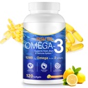 Omega 3 Fish Oil,Fish Oil Omega 3 Supplement for Women & Men,1280mg Per Serving High EPA & DHA Supports Heart, Brain & Joint Health,Non-GMO