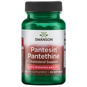 Swanson Pantesin Pantethine 300 mg for Heart Health, 60 Softgels | Helps Maintain Heart-Healthy Lipid Levels, High-Bioavailability Metabolite of Vitamin B-5, Patented Pantesin