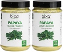 bixa BOTANICAL Papaya Leaf Powder (Carica Papaya) | Ayurvedic Herb, Anti-oxidant Agent | Herbal Supplement (200g/7Oz) (Pack of 2)