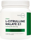 Typ Zero Clean L-Citruline Malate 2:1 prášok Nápoj Mix (500g, Neochutené) (83 Servings) - Keto Friendly, Gluten Free, Non-GMO