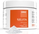 GREZ ELEC-Vital Electrolytes Toz No Sugar - Hydration Toz, Keto Electrolytes No Sugar - Tamam Mineral Support, sodyum, Pium, maşın, sinka - 60 Xidmət