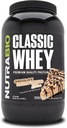 NutraBio Classic Whey Білок Порошок- ПовнийSpectrum Amino Acid Profile - No наповнювачі, Штучні кольори, консерванти - Низький Глікемічний індекс - (Шоколадний горіховий масло, 2 фунти)